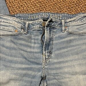 American Eagle Outfitters Light Blue Straight Jeans